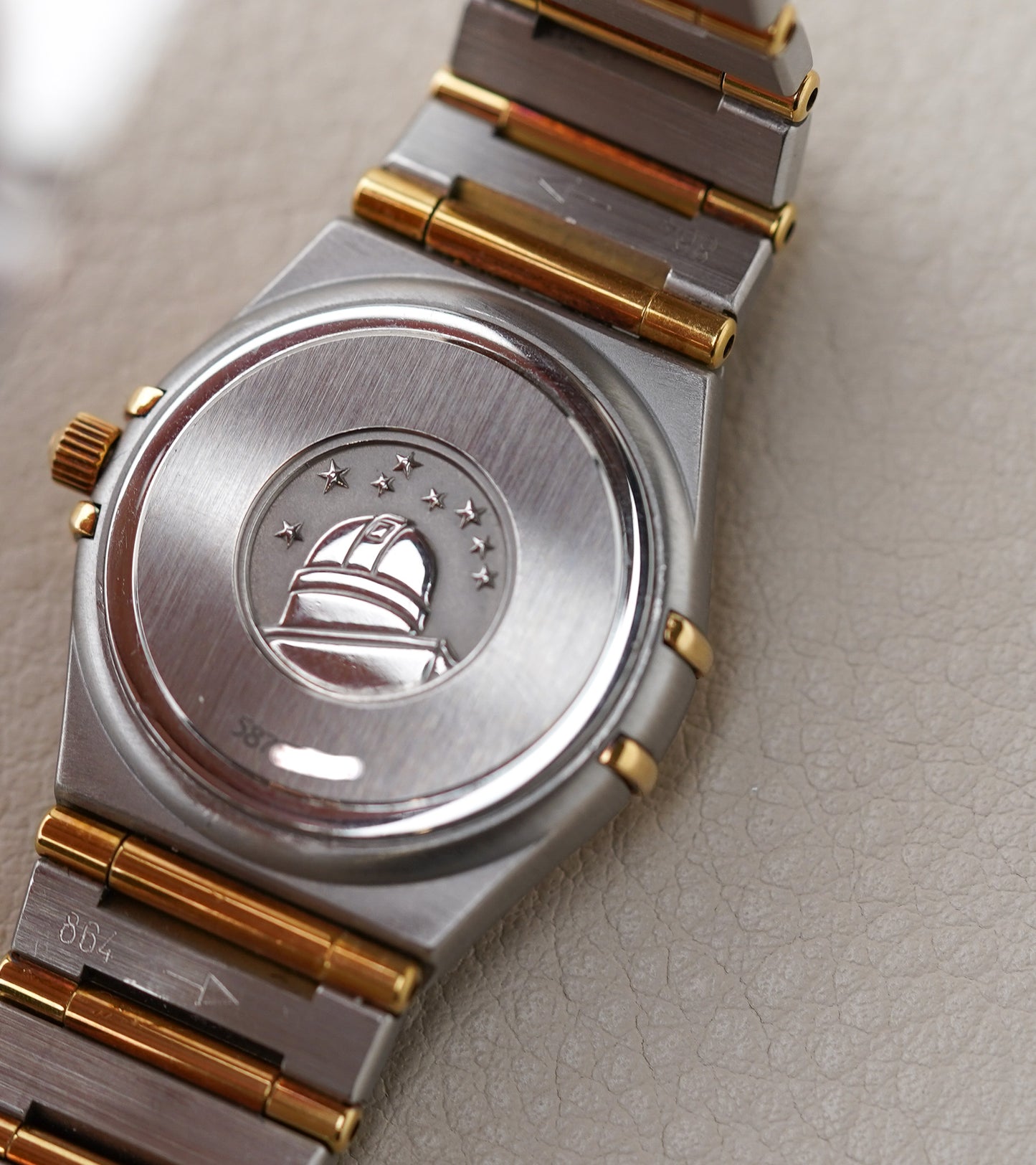 Omega Constellation Ladies Two Tone Diamond MOP Dial 1277.75