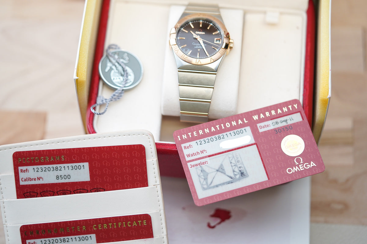 Omega Constellation Red Gold 123.20.38.21.13.001