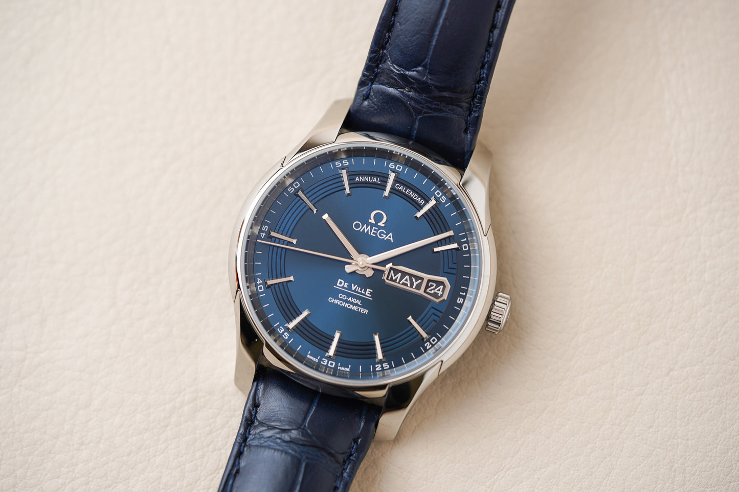 Omega De Ville Hour Vision Blue Dial 431.33.41.22.03.001