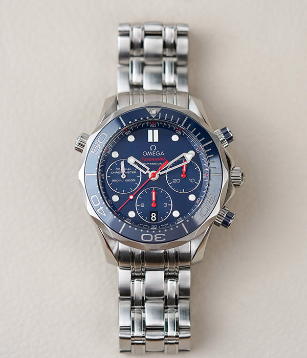 Omega Seamaster 300M Diver Chronograph Blue 212.30.42.50.03.001