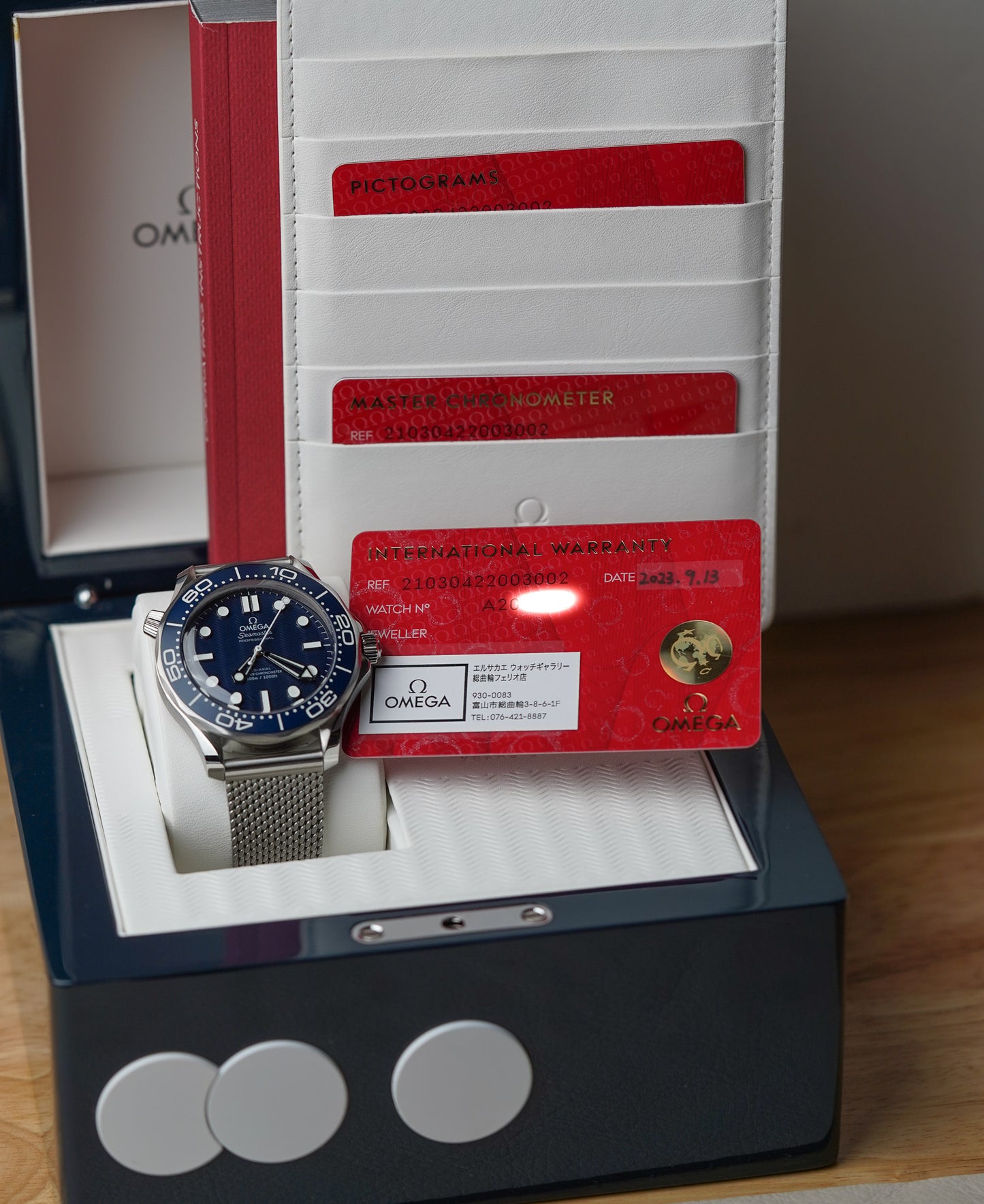 Omega Seamaster 300M James Bond 60th Anniversary 210.30.42.20.03.002