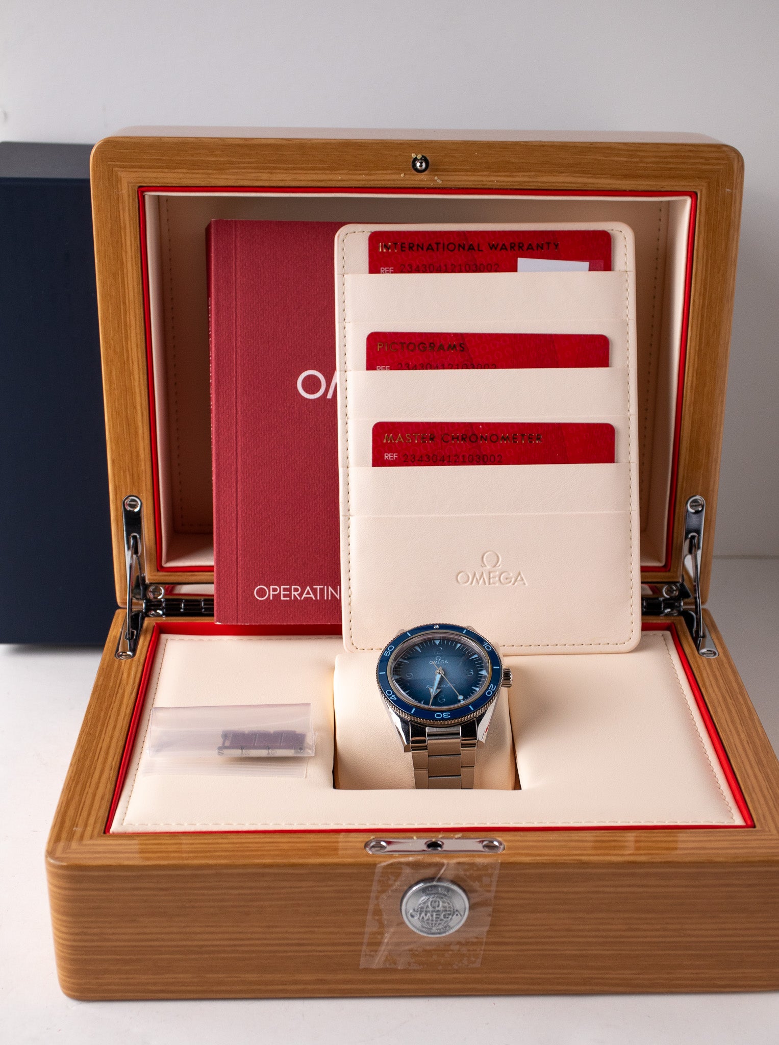 Omega Seamaster 300 Summer Blue 41mm 234.30.41.21.03.002 75th Anniversary