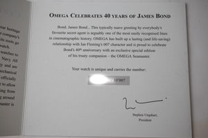 Omega Seamaster 300m 007 James Bond 2537.80