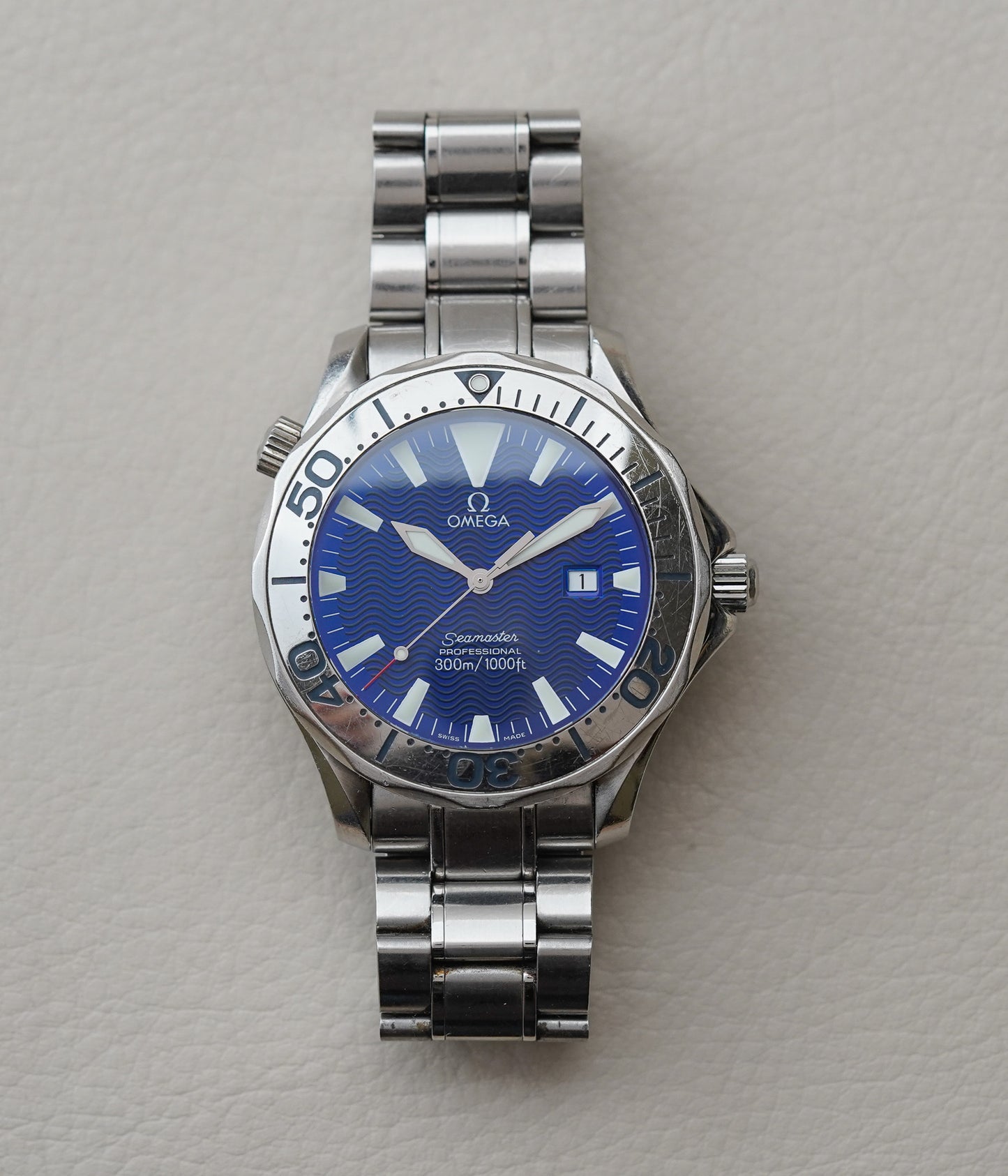Omega Seamaster 41mm 'Electric Blue' 2265.80