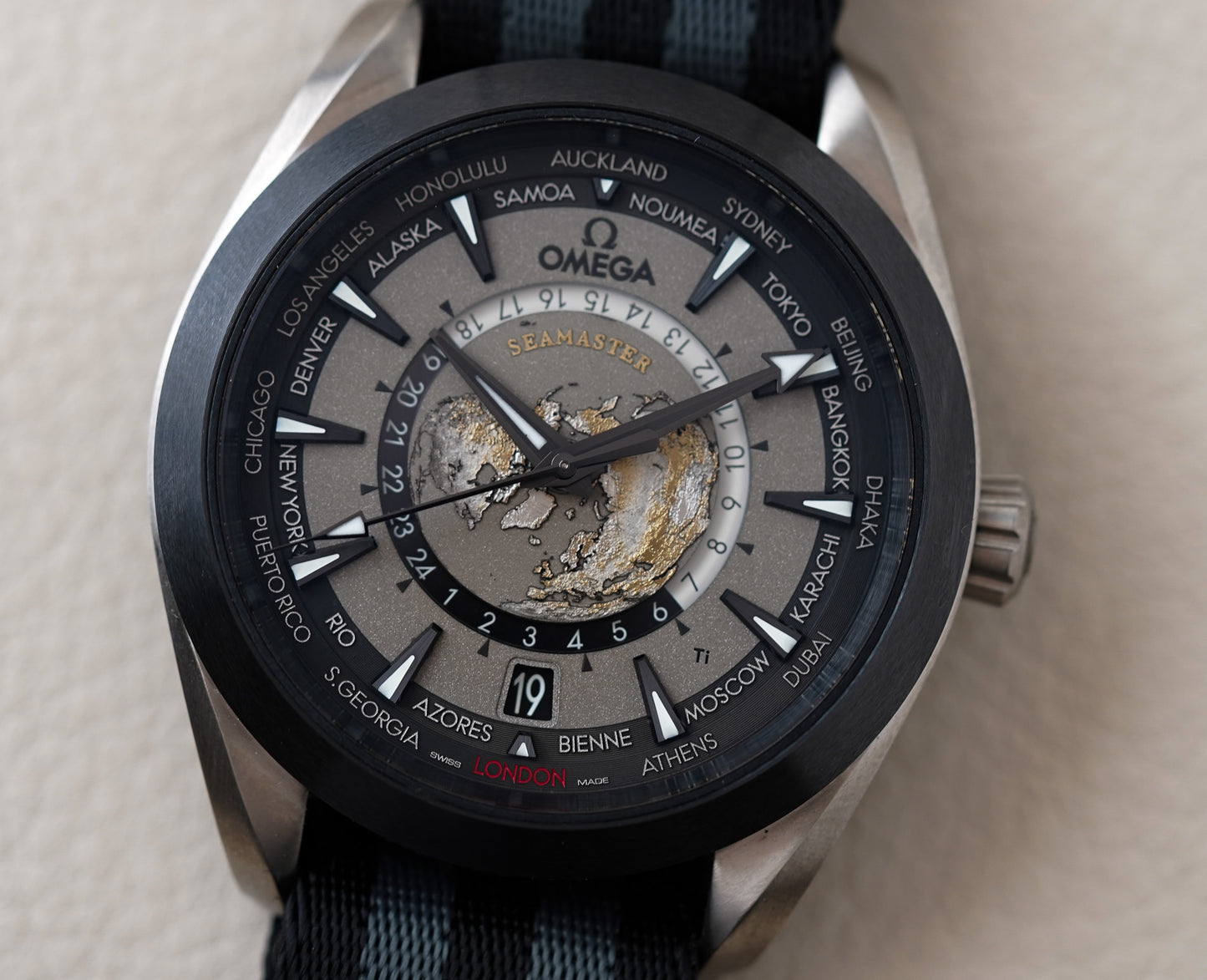 Omega Seamaster Aqua Terra 150M Titanium World Timer 220.92.43.22.99.001