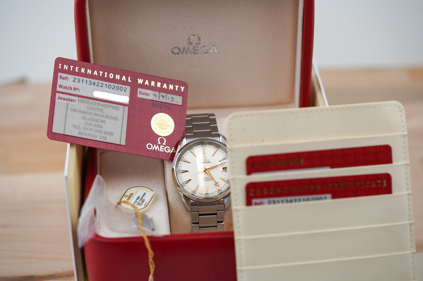Omega Seamaster Aqua Terra 41.5 Silver and Gold 150M 231.13.42.21.01.002