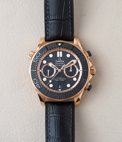 Omega Seamaster Diver 300M Chronograph Sedna Gold 210.62.44.51.01.001