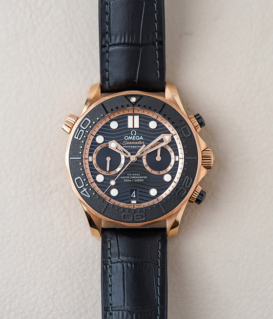 Omega Seamaster Diver 300M Chronograph Sedna Gold 210.62.44.51.01.001