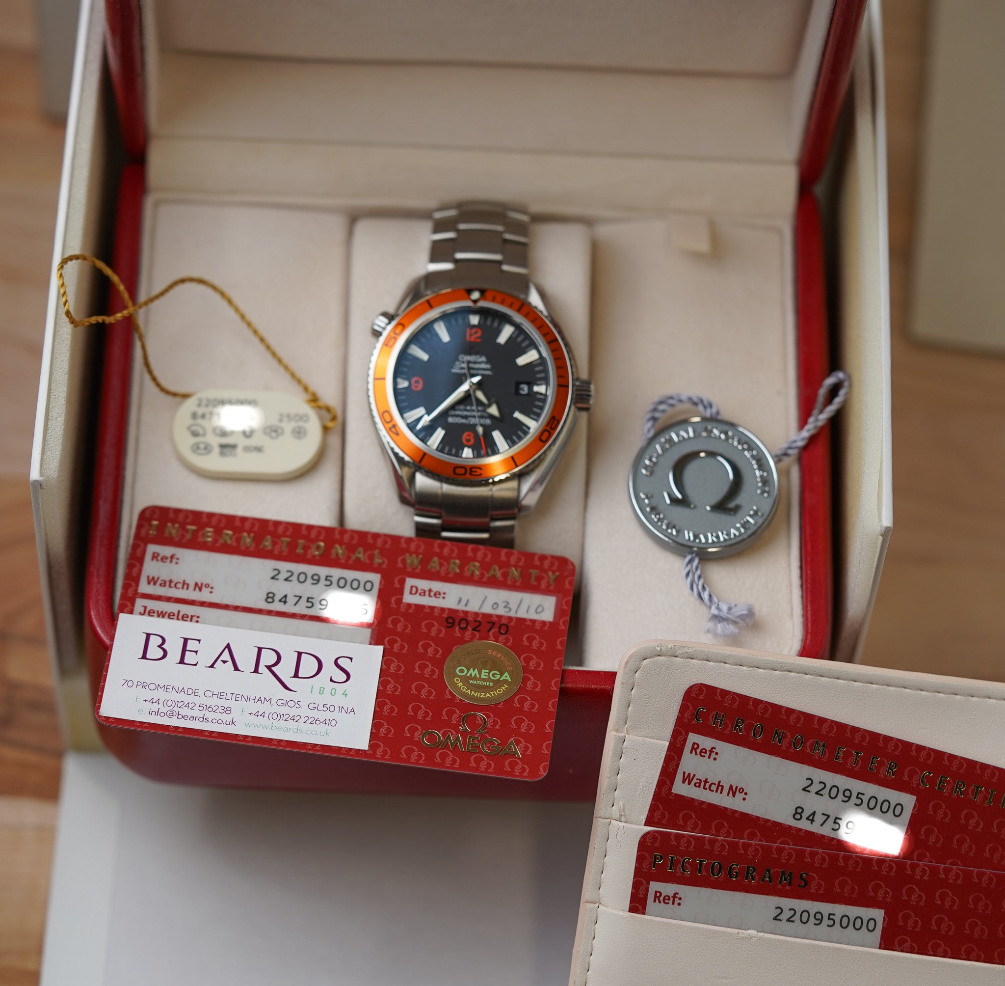 Omega Seamaster Planet Ocean 600M Co-Axial 2209.50