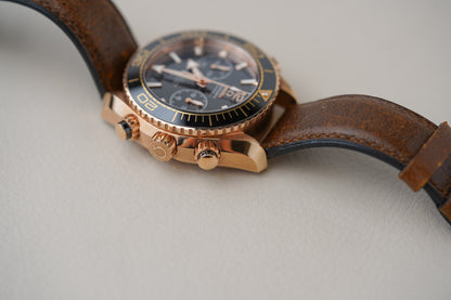 Omega Seamaster Planet Ocean Chronograph 600M Sedna Gold 215.63.46.51.01.001