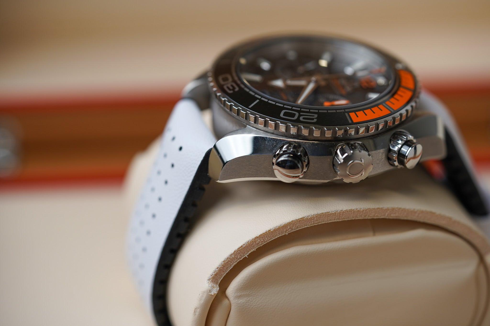 Omega Seamaster Planet Ocean Chronograph Diver 215.32.46.51.01.001 Black Orange 45.5mm