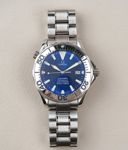 Omega Seamaster 'Electric Blue' 2255.80 41mm