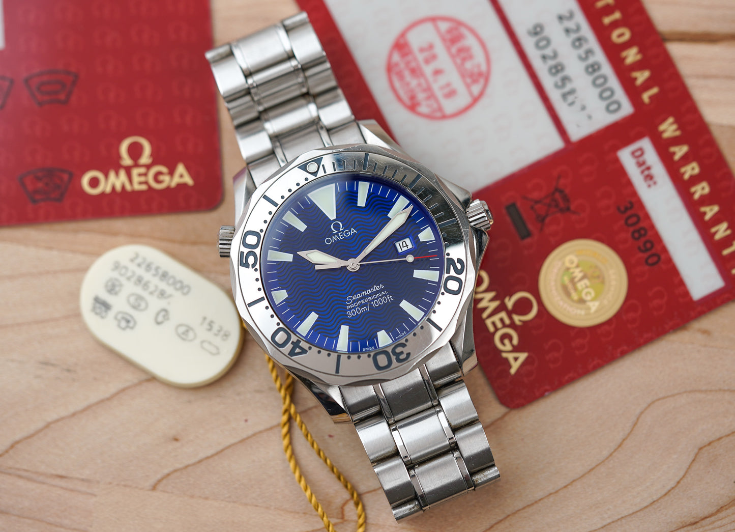 Omega Seamaster 'Electric Blue' 2265.80 41mm