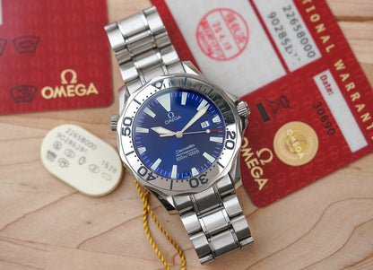 Omega Seamaster 'Electric Blue' 2265.80 41mm