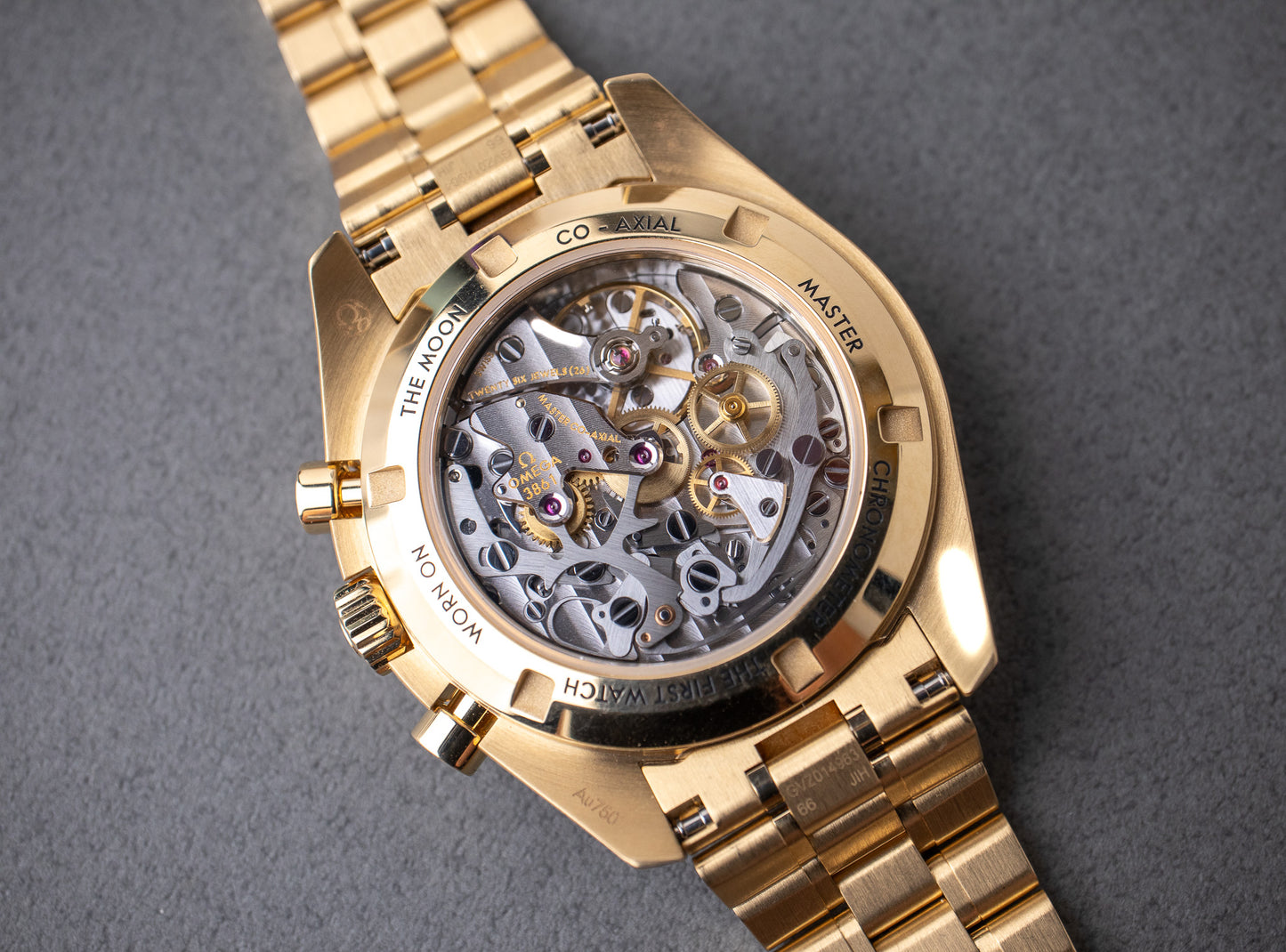 Omega Speedmaster 18K Moonshine Gold Green Dial 310.60.42.50.10.001