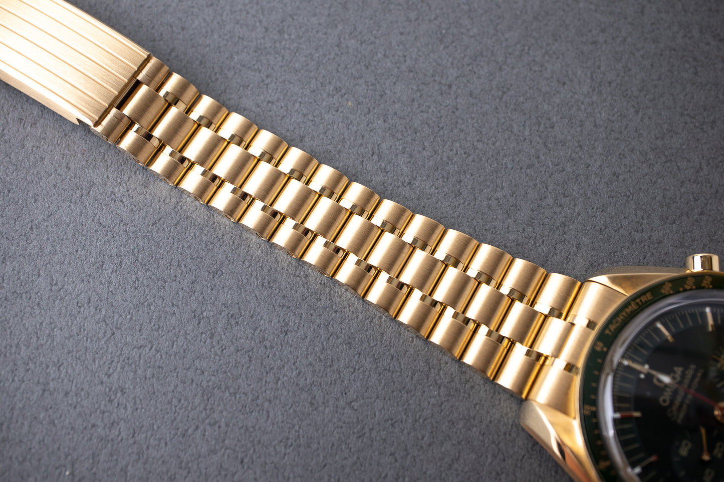 Omega Speedmaster 18K Moonshine Gold Green Dial 310.60.42.50.10.001