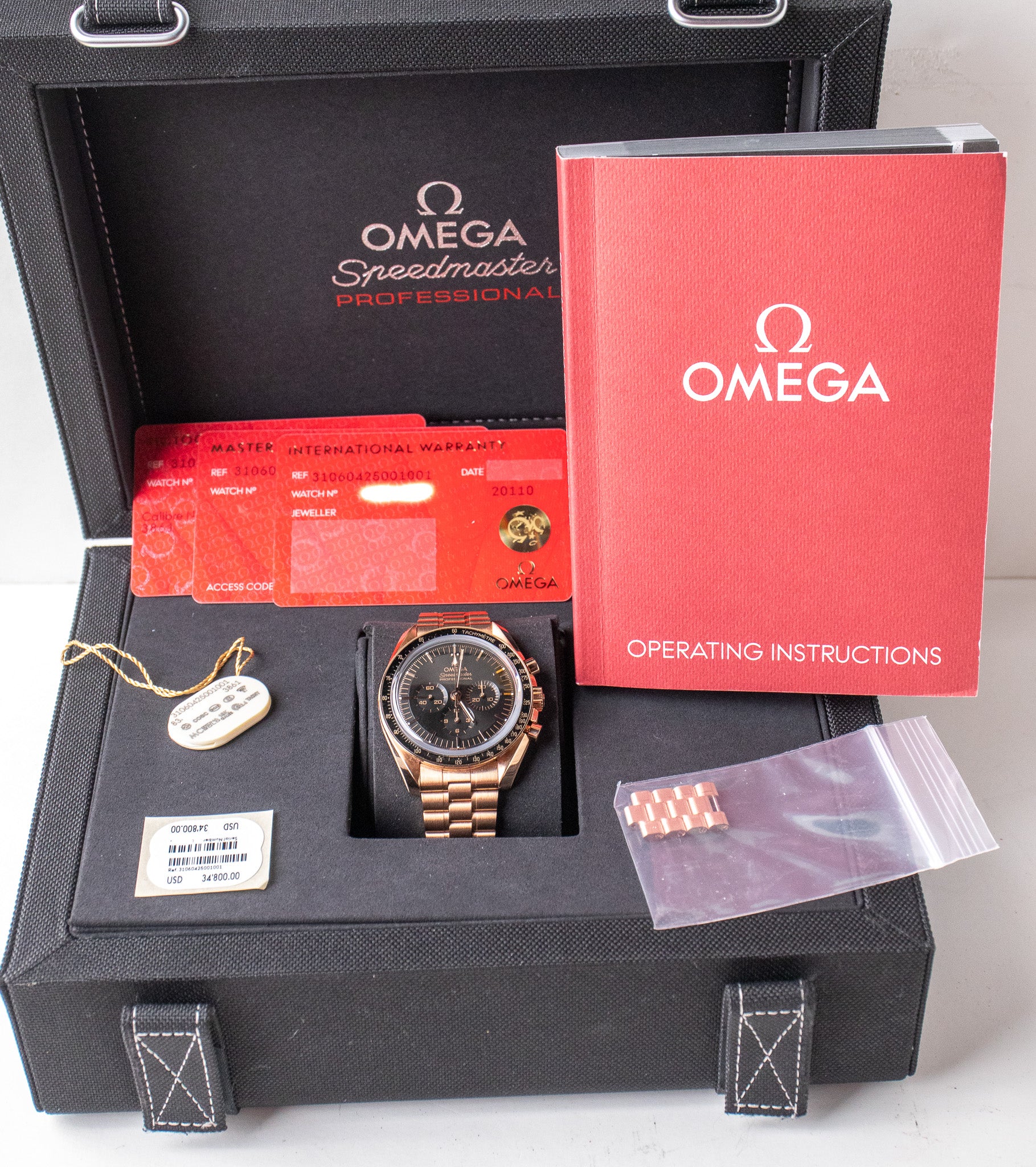 Omega Speedmaster 18K Sedna Gold 310.60.42.50.01.001