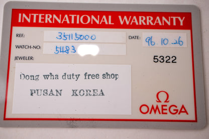 Omega Speedmaster 3511.50 Japan Edition