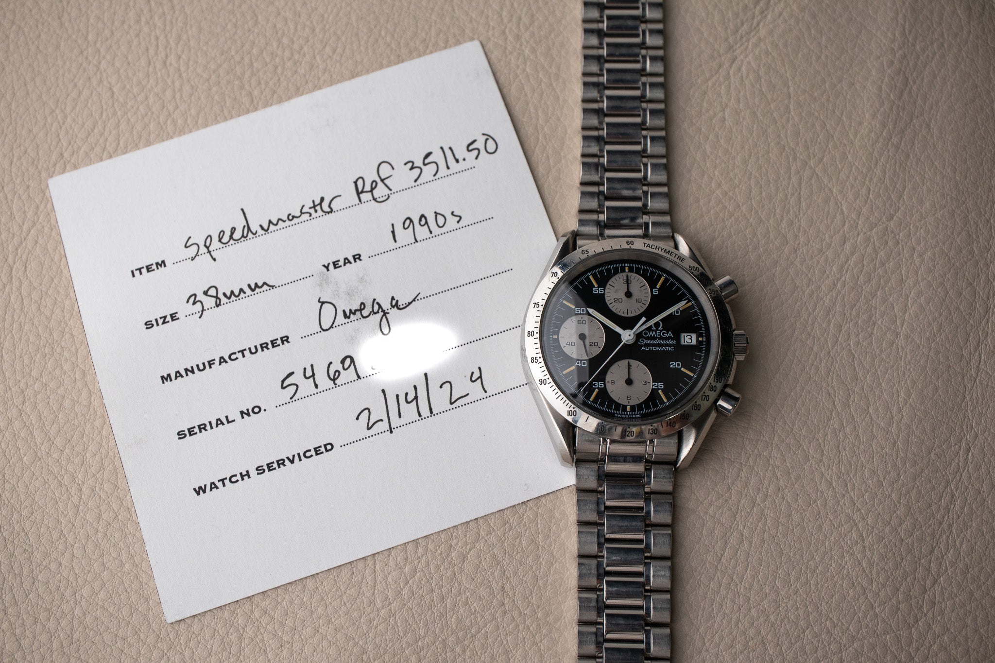 Omega Speedmaster 3511.50 Japan Market