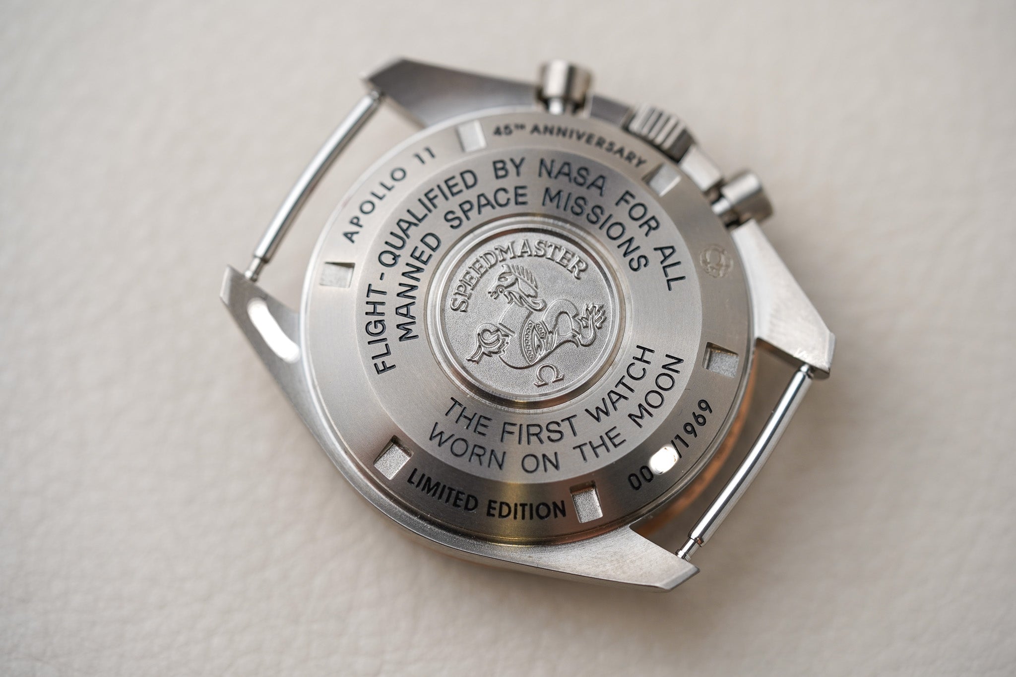 Omega Speedmaster Apollo 11 '45th Anniversary' Titanium Sedna Gold