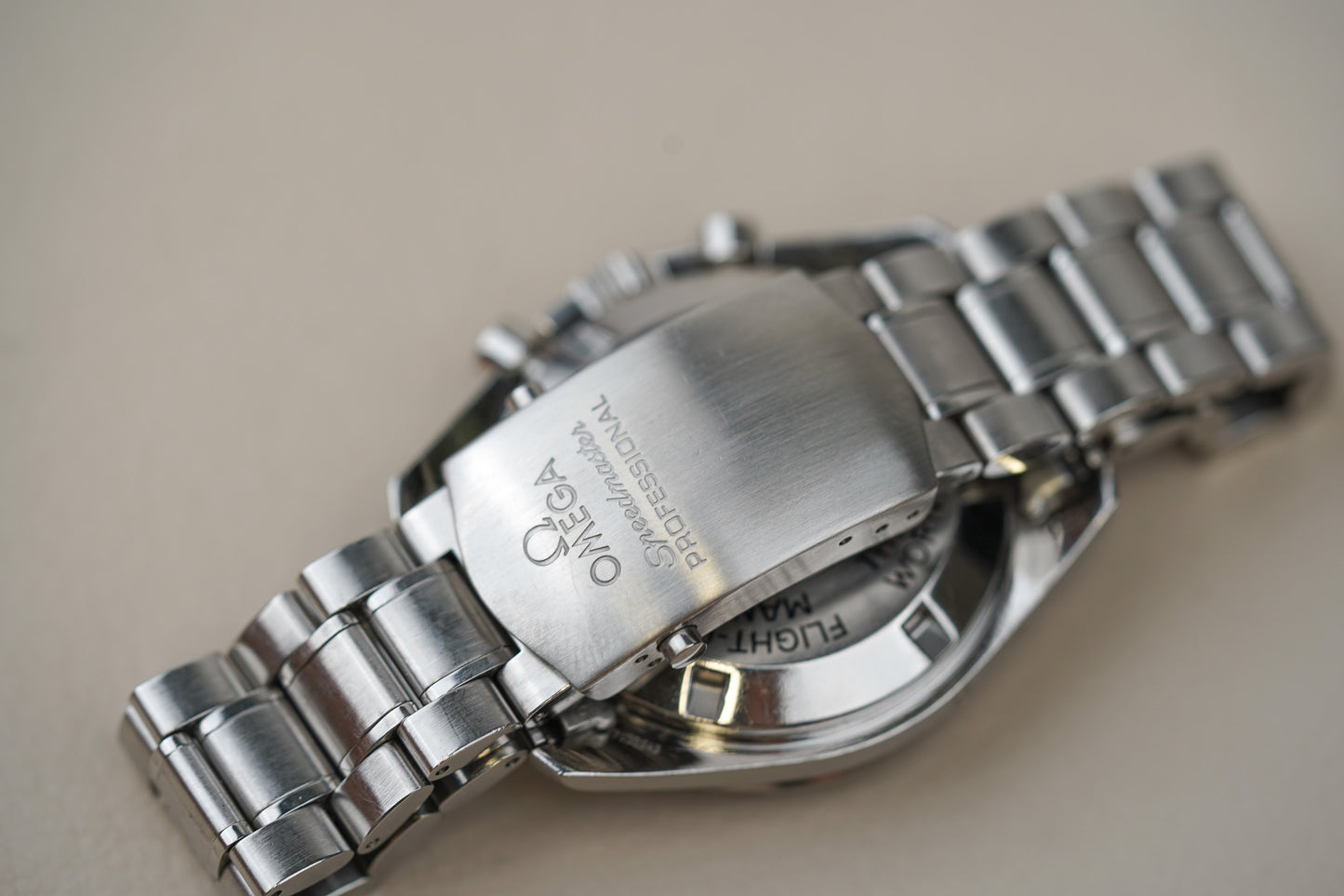 Omega Speedmaster Broad Arrow White Dial 'Moonphase' 3575.20