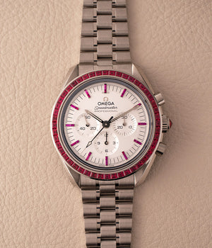 Omega Speedmaster Canopus Gold Ruby Bezel Indicies 310.55.42.50.52.0 Belmont Watches