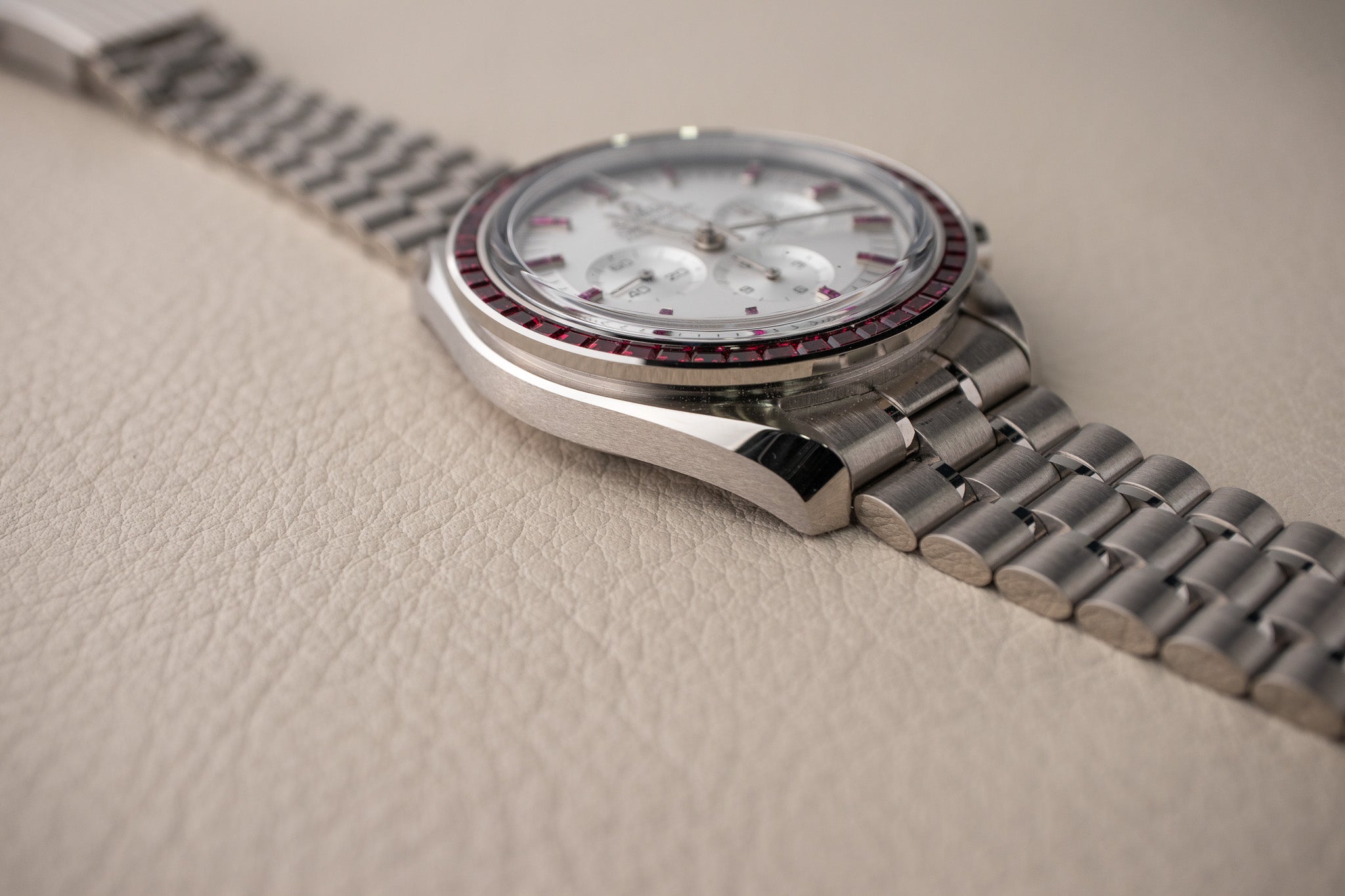 Omega Speedmaster Ruby Omega Speedmaster Canopus Gold - Ruby Bezel/Indicies 310.55.42.50.52.0 ...