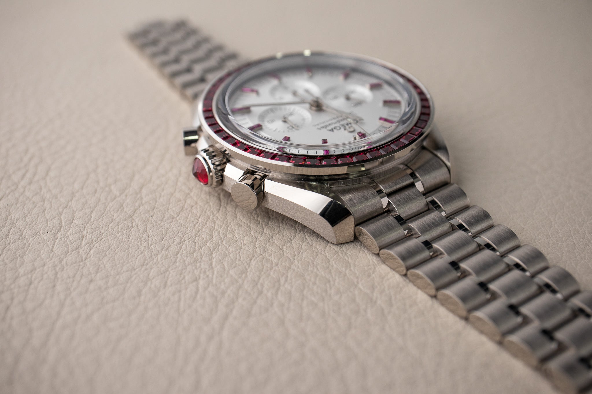 Omega Speedmaster Ruby Omega Speedmaster Canopus Gold - Ruby Bezel/Indicies 310.55.42.50.52.0 ...