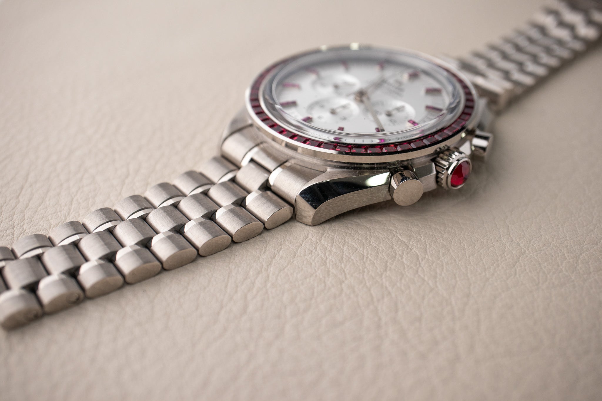 Omega Speedmaster Ruby Omega Speedmaster Canopus Gold - Ruby Bezel/Indicies 310.55.42.50.52.0 ...