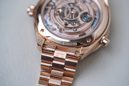Omega Speedmaster Chrono Chime 18K Sedna Gold 522.50.45.52.03.001