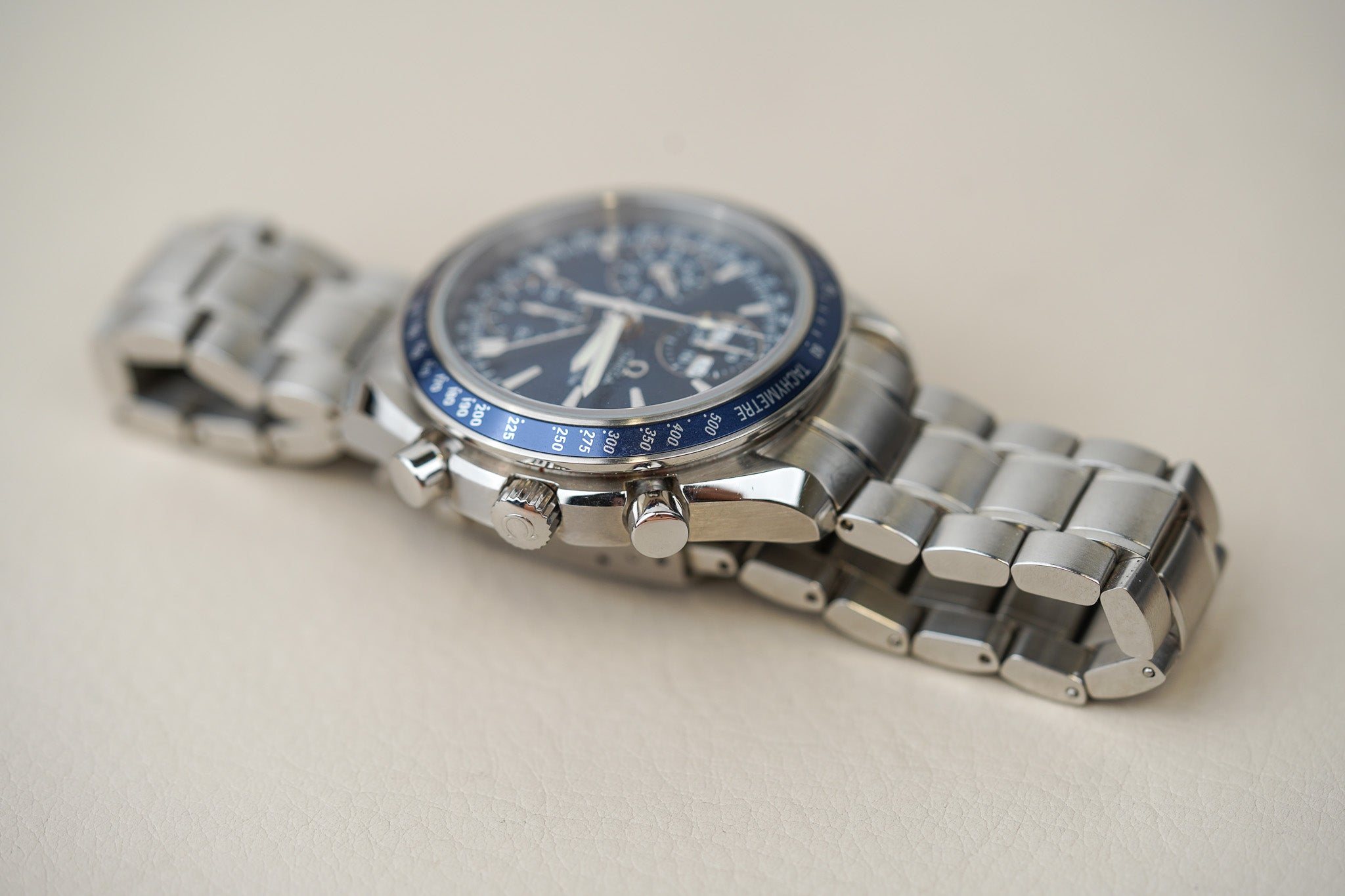 Omega Speedmaster Day-Date Reduced Blue 3222.80