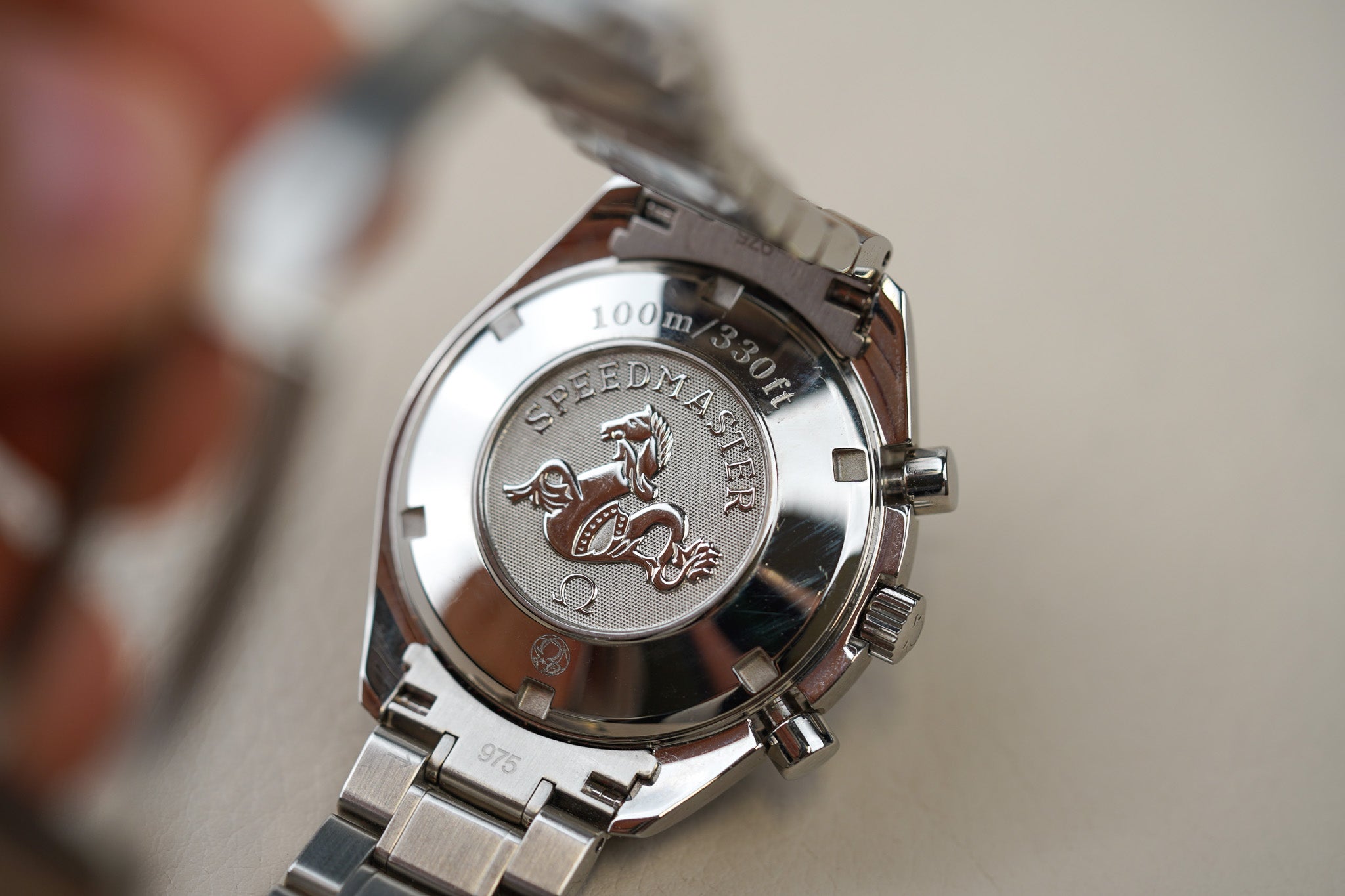 Omega Speedmaster Day-Date Reduced Blue 3222.80