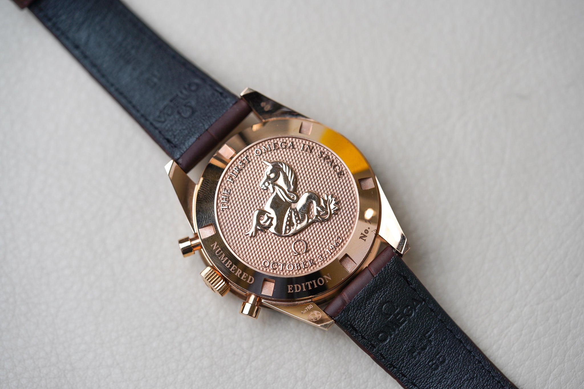 Omega Speedmaster First Omega In Space 18k Sedna Gold 311.63.40.30.02.001