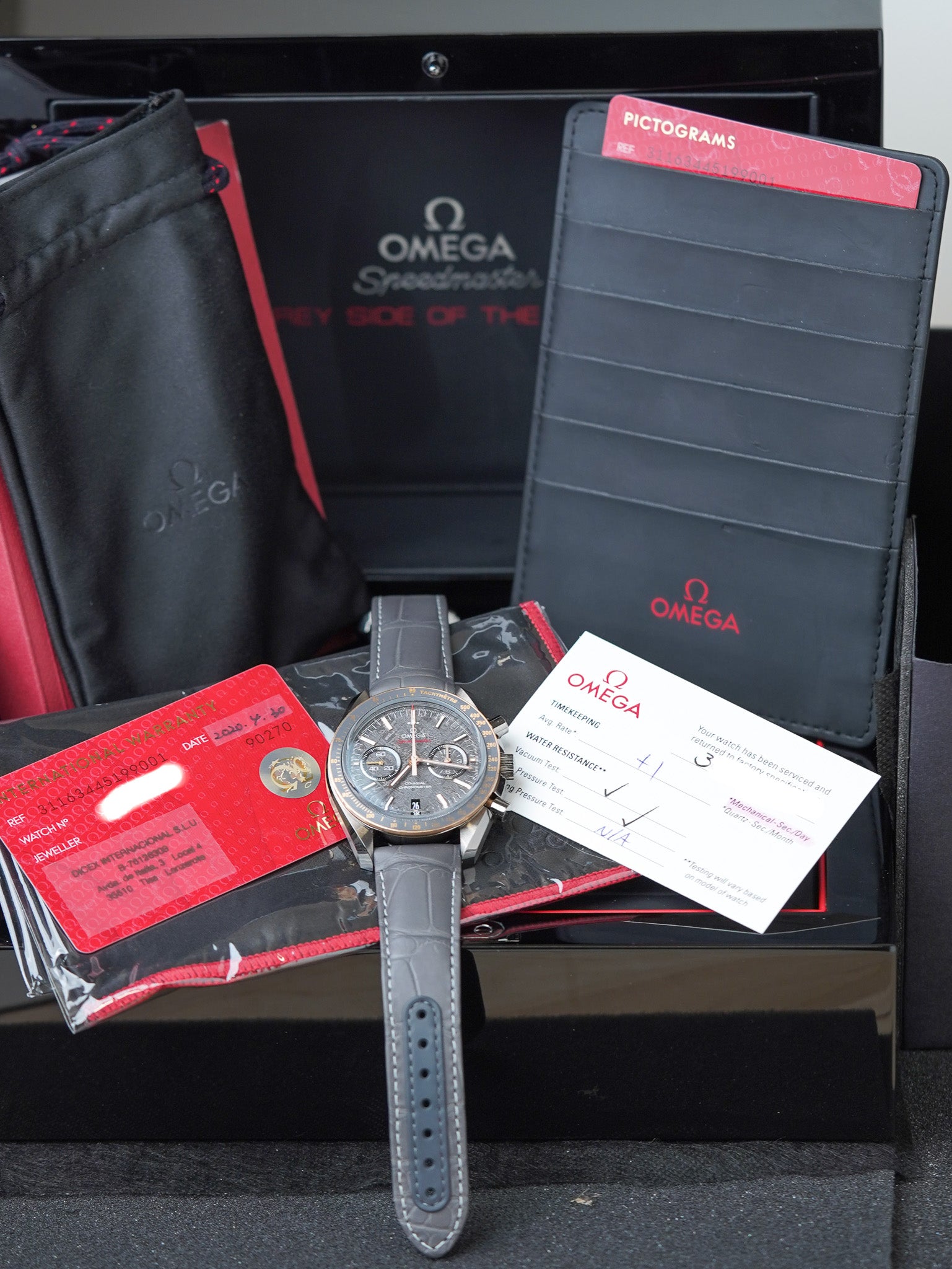 Omega Speedmaster Gray Side of the Moon Meteorite Dial 311.63.44.51.99.001