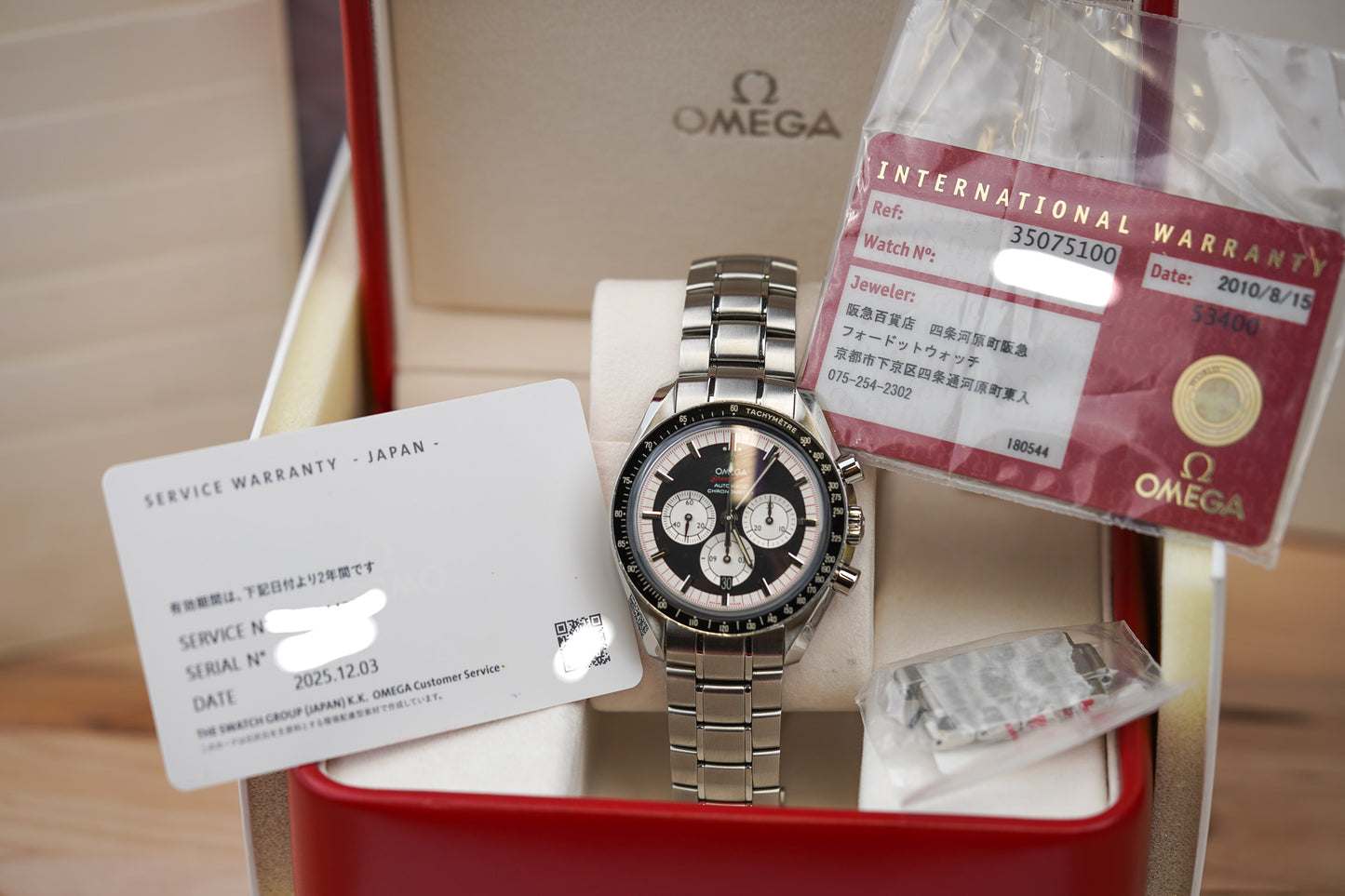 Omega Speedmaster Legend Michael Schumacher Racing 3507.51