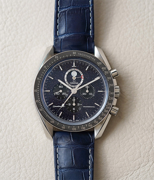 Omega Speedmaster Moonphase Aventurine 311.33.44.32.01.001