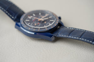 Omega Speedmaster Moonphase Blue Ceramic Aventurine 304.93.44.52.03.002