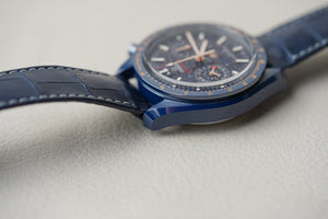 Omega Speedmaster Moonphase Blue Ceramic Aventurine 304.93.44.52.03.002