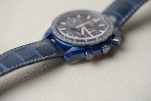 Omega Speedmaster Moonphase Blue Ceramic Aventurine 304.93.44.52.03.002