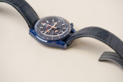 Omega Speedmaster Moonphase "Blue Side Of The Moon" Aventurine 304.93.44.52.03.002