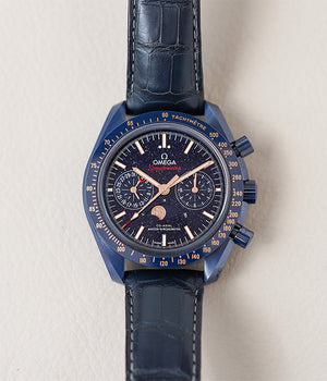 Omega Speedmaster Moonphase "Blue Side Of The Moon" Aventurine 304.93.44.52.03.002