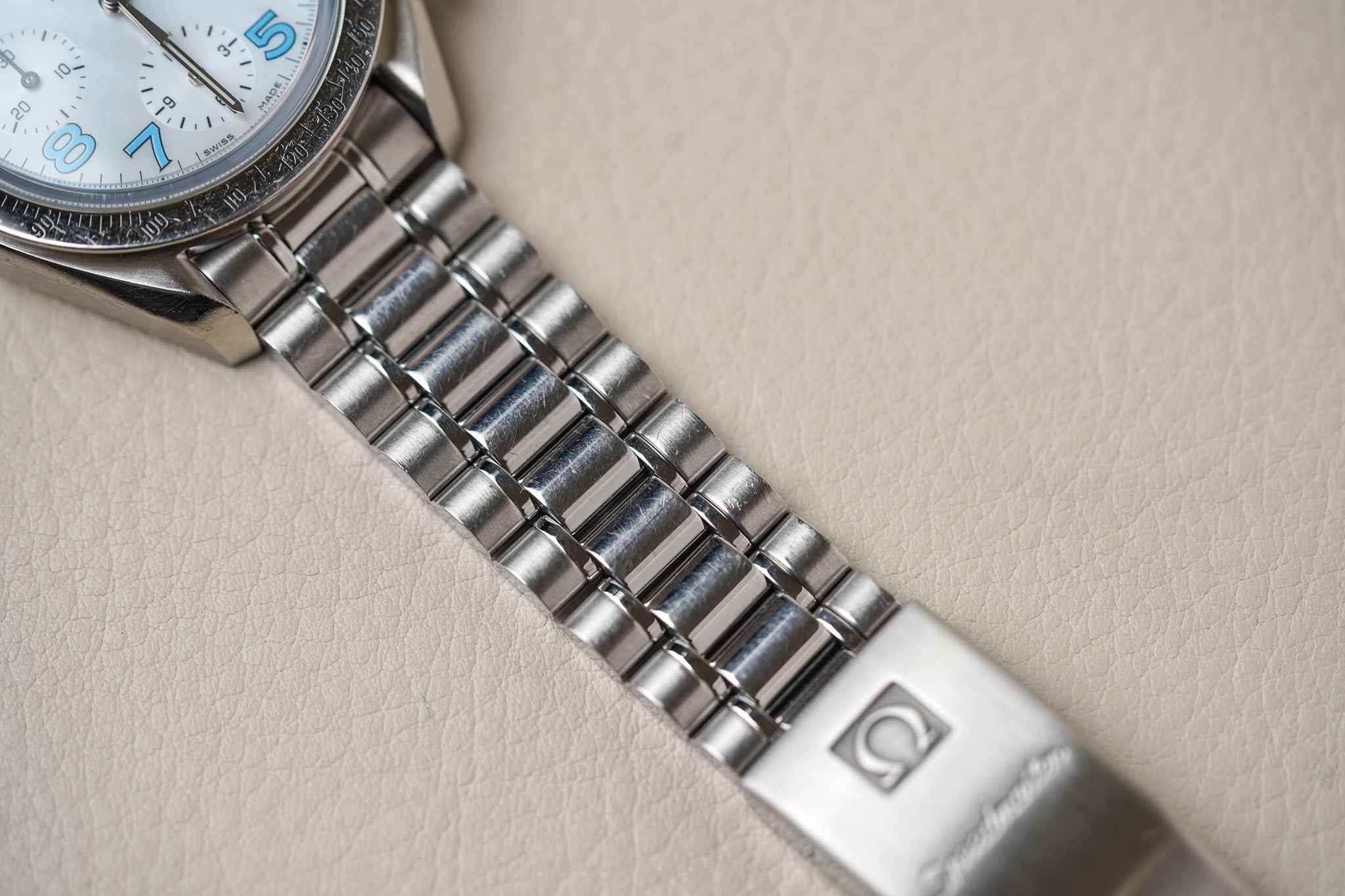 Omega Speedmaster Reduced Mother of Pearl Dial 3502.71