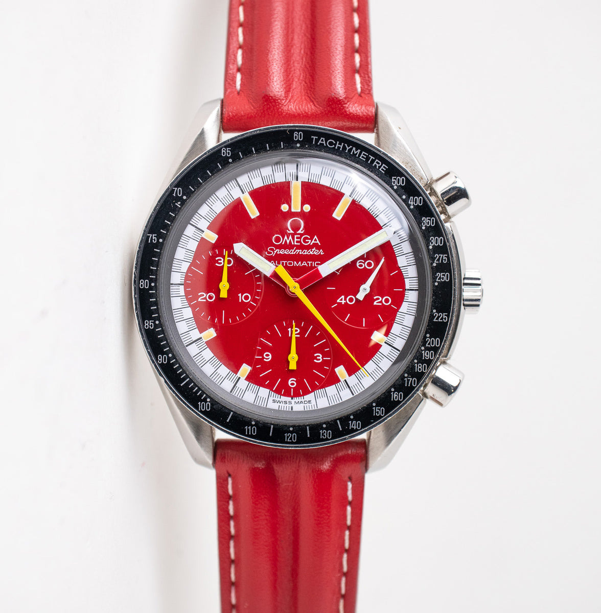 Omega Speedmaster Schumacher Racing Red 3510.61 – Belmont Watches