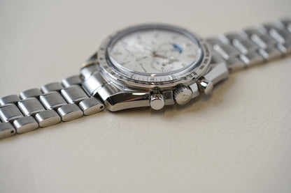 Omega Speedmaster Broad Arrow Silver Dial 'Moonphase' 3575.30