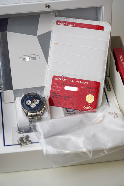 Omega Speedmaster Tokyo 2020 “Blue" 522.30.42.30.03.001