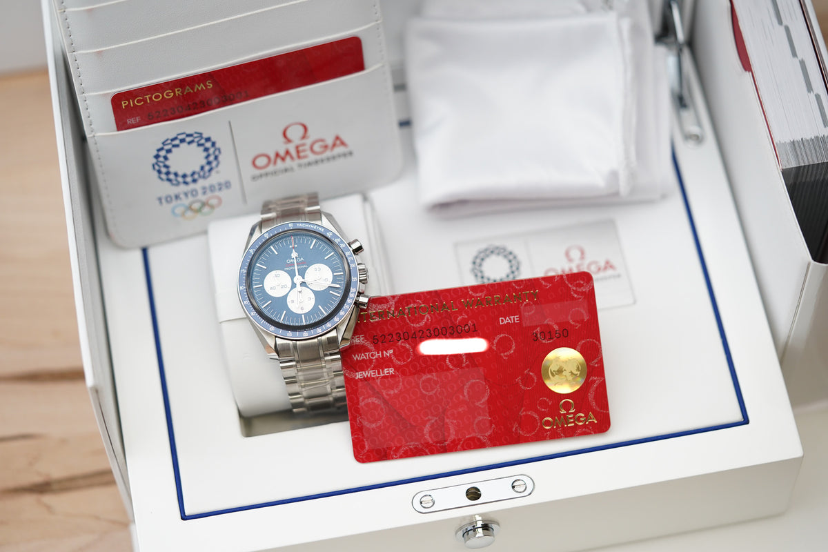 Omega Speedmaster Tokyo 2020 “Blue" 522.30.42.30.03.001