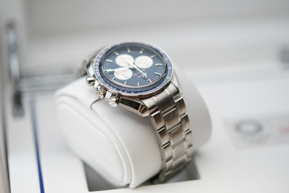 Omega Speedmaster Tokyo 2020 “Blue" 522.30.42.30.03.001