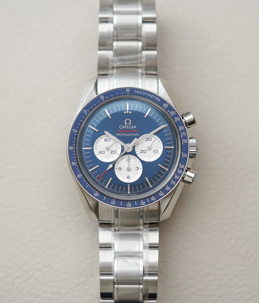 Omega Speedmaster Tokyo 2020 “Blue" 522.30.42.30.03.001