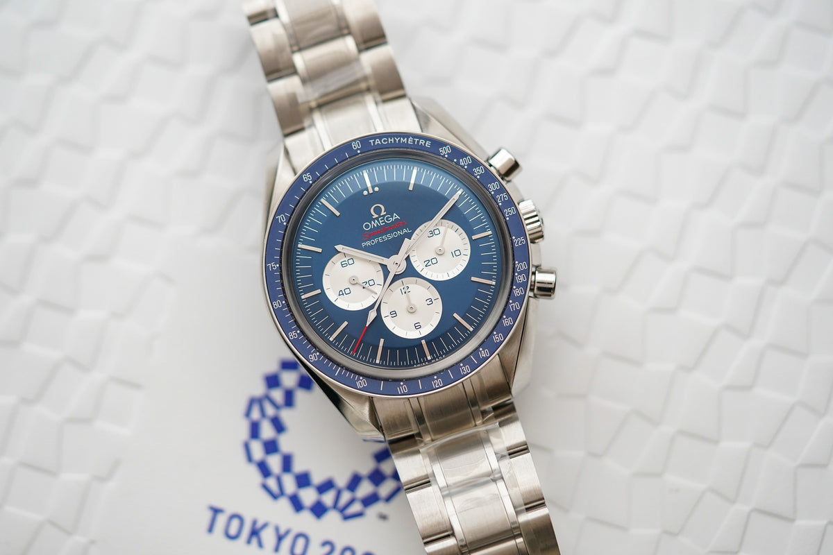 Omega Speedmaster Tokyo 2020 “Blue" 522.30.42.30.03.001