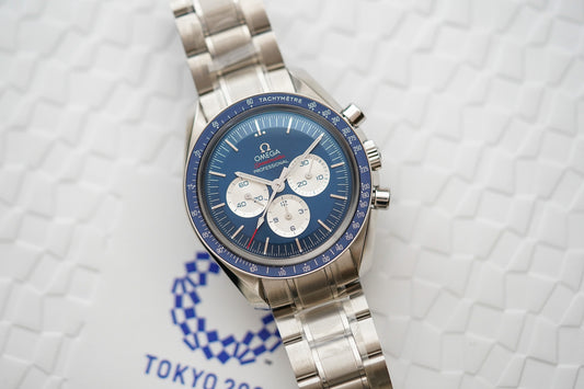 Omega Speedmaster Tokyo 2020 “Blue" 522.30.42.30.03.001